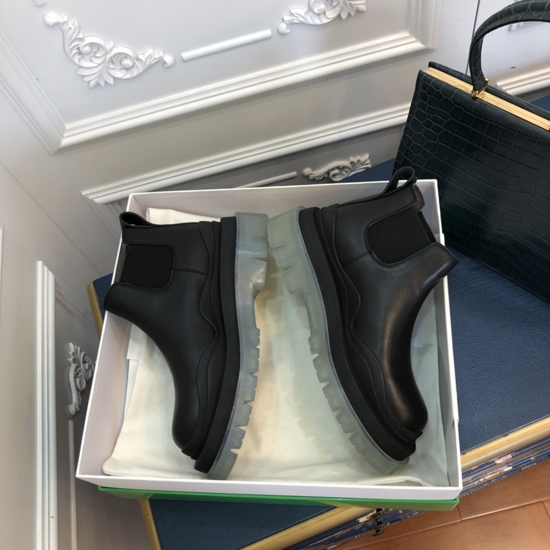 Bottega Veneta Tire Leather Ankle boots