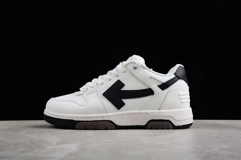 OFF-WHITE Out Of Office leather sneakers