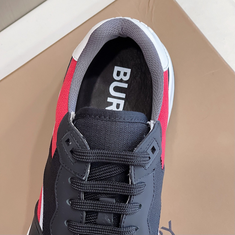 Burberry Vintage Check, Leather and Mesh Sneakers