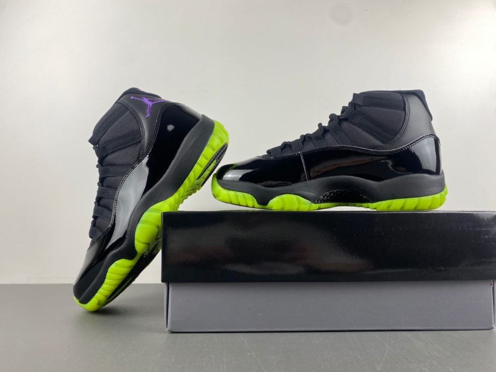 Air Jordan 11 Black Barely Volt CT8012-003