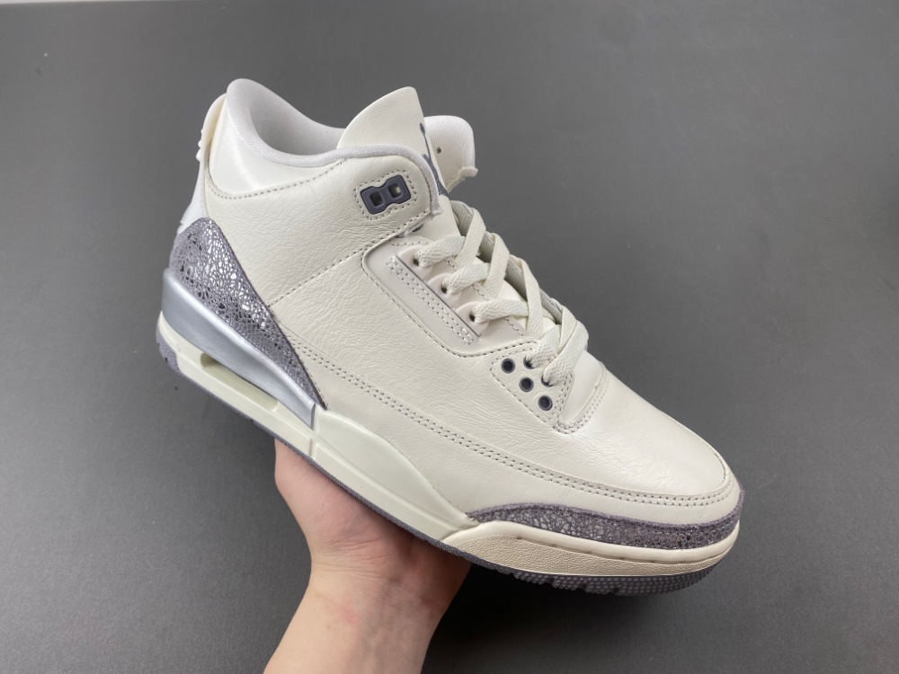 Air Jordan 3 “Sail/Metallic Silver”