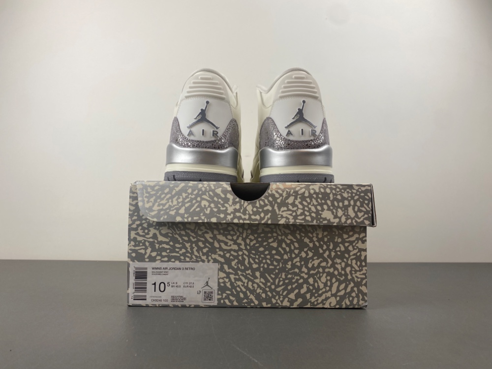Air Jordan 3 “Sail/Metallic Silver”