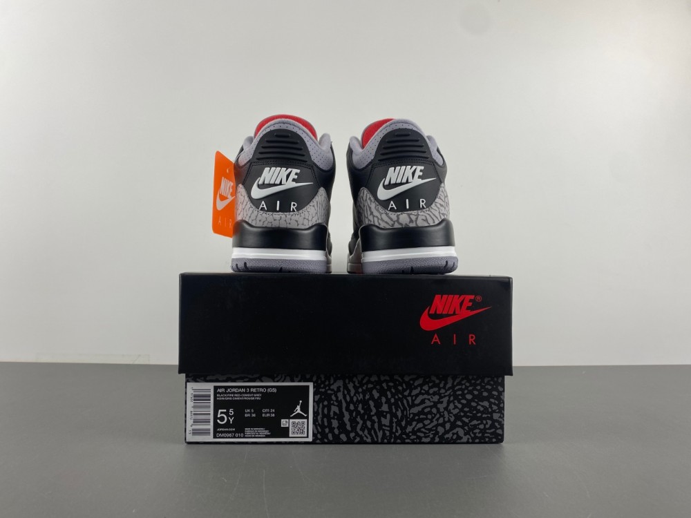 Air Jordan 3 Retro "Black Cement" DM0967-101 FZ7974-300