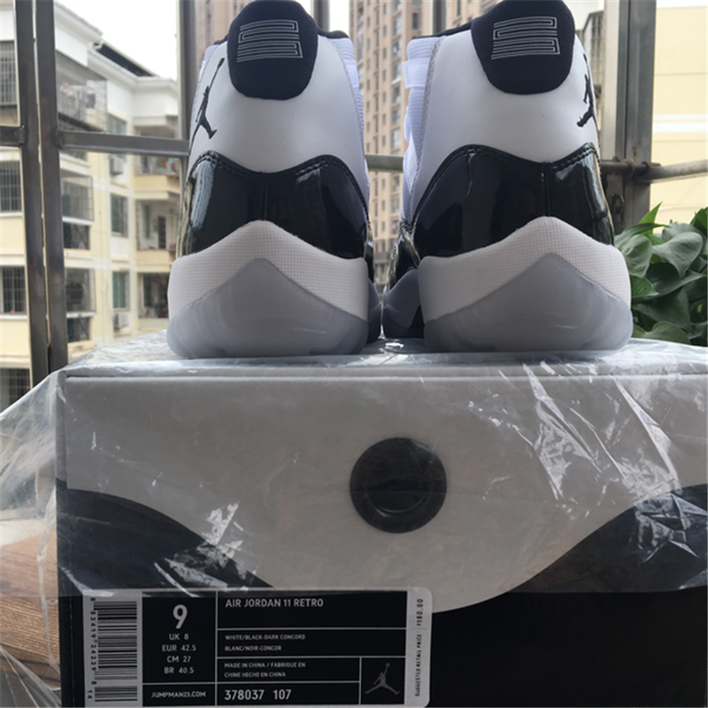 Nike Air Jordan 11 Retro White Black Cool 378037-100