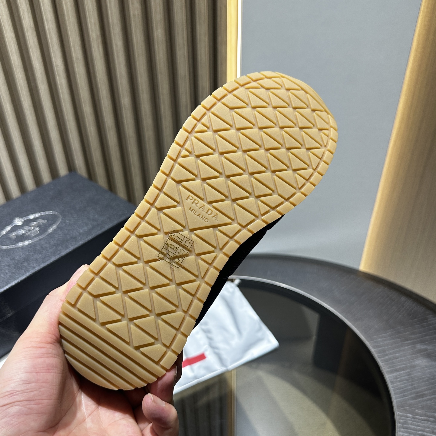 Prada Leather Sneakers