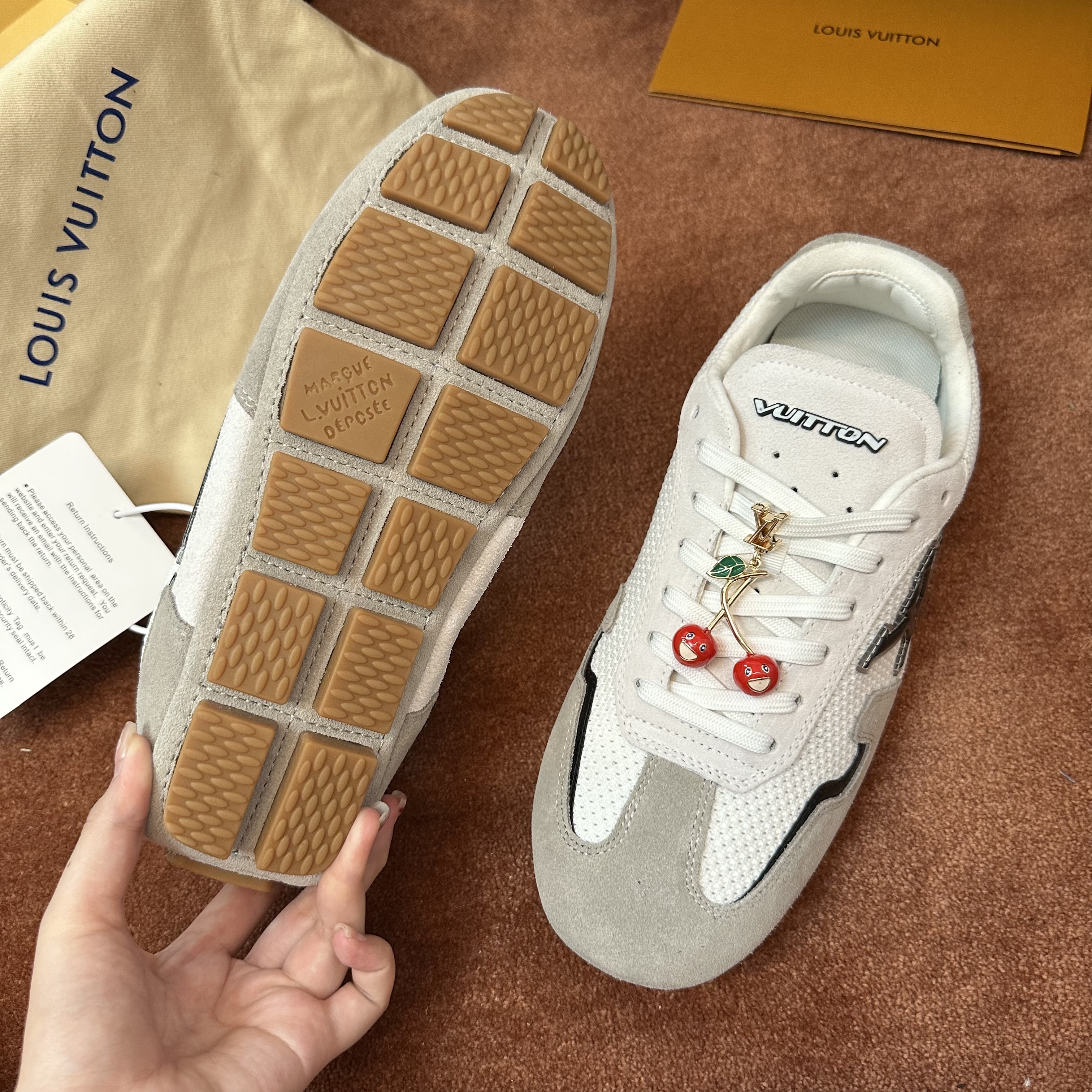 LV Footprint Soccer Sneaker