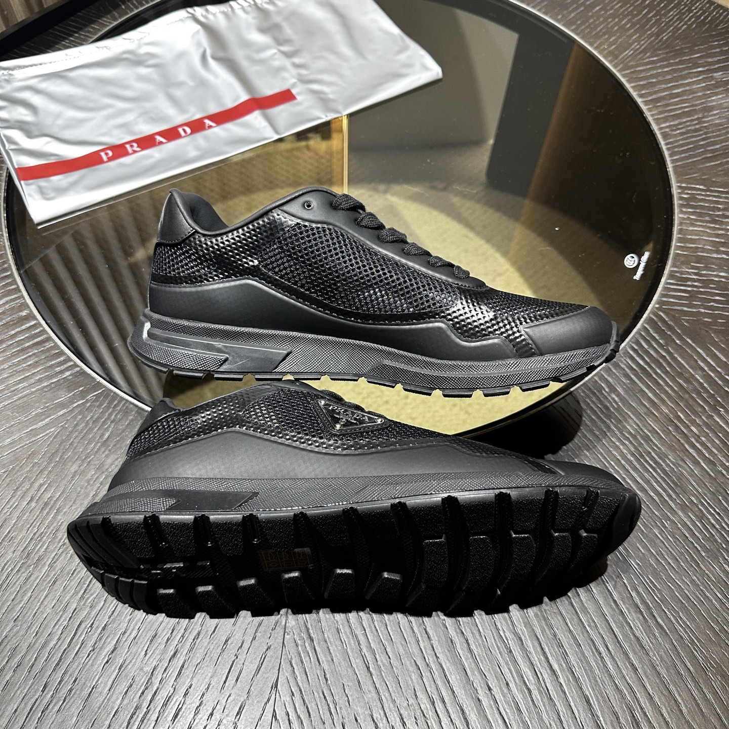 Prada Leather Sneakers