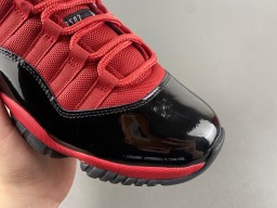 New Nike Air Jordan 11 red black Men’s Basketball shoes