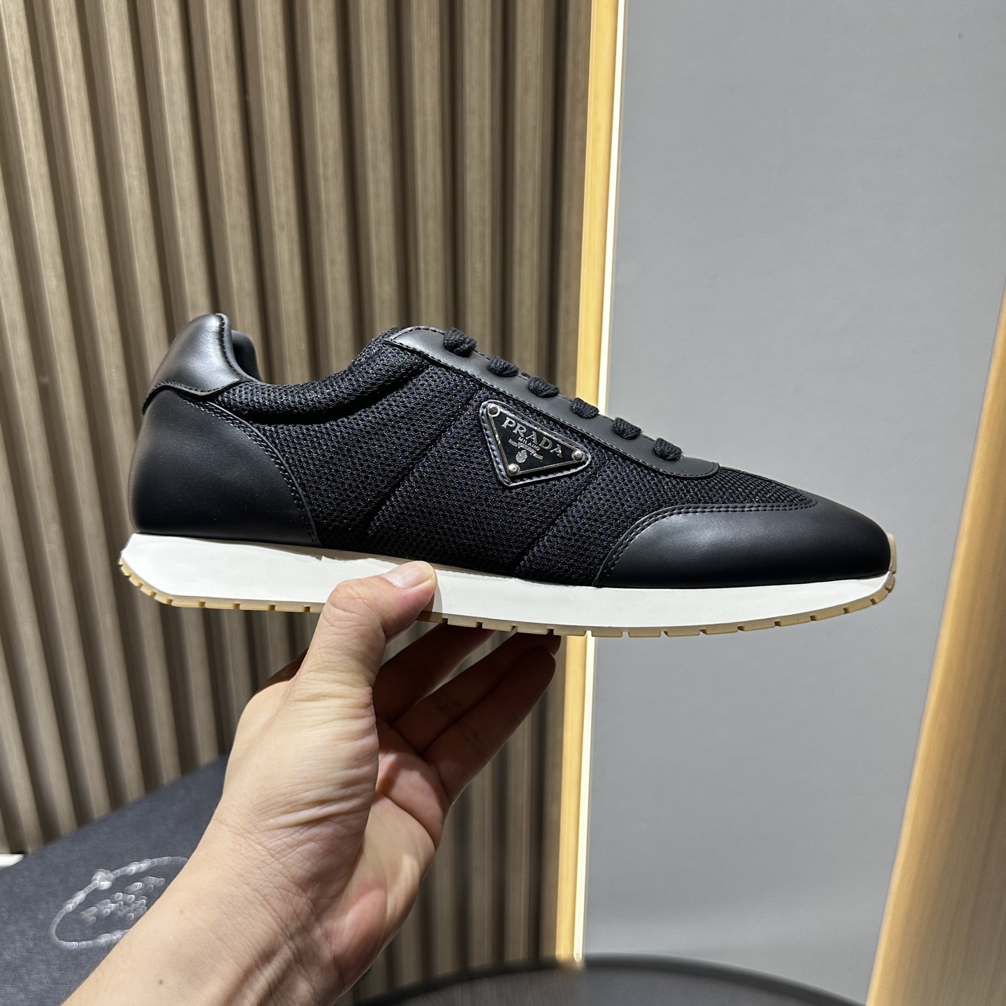 Prada Leather Sneakers