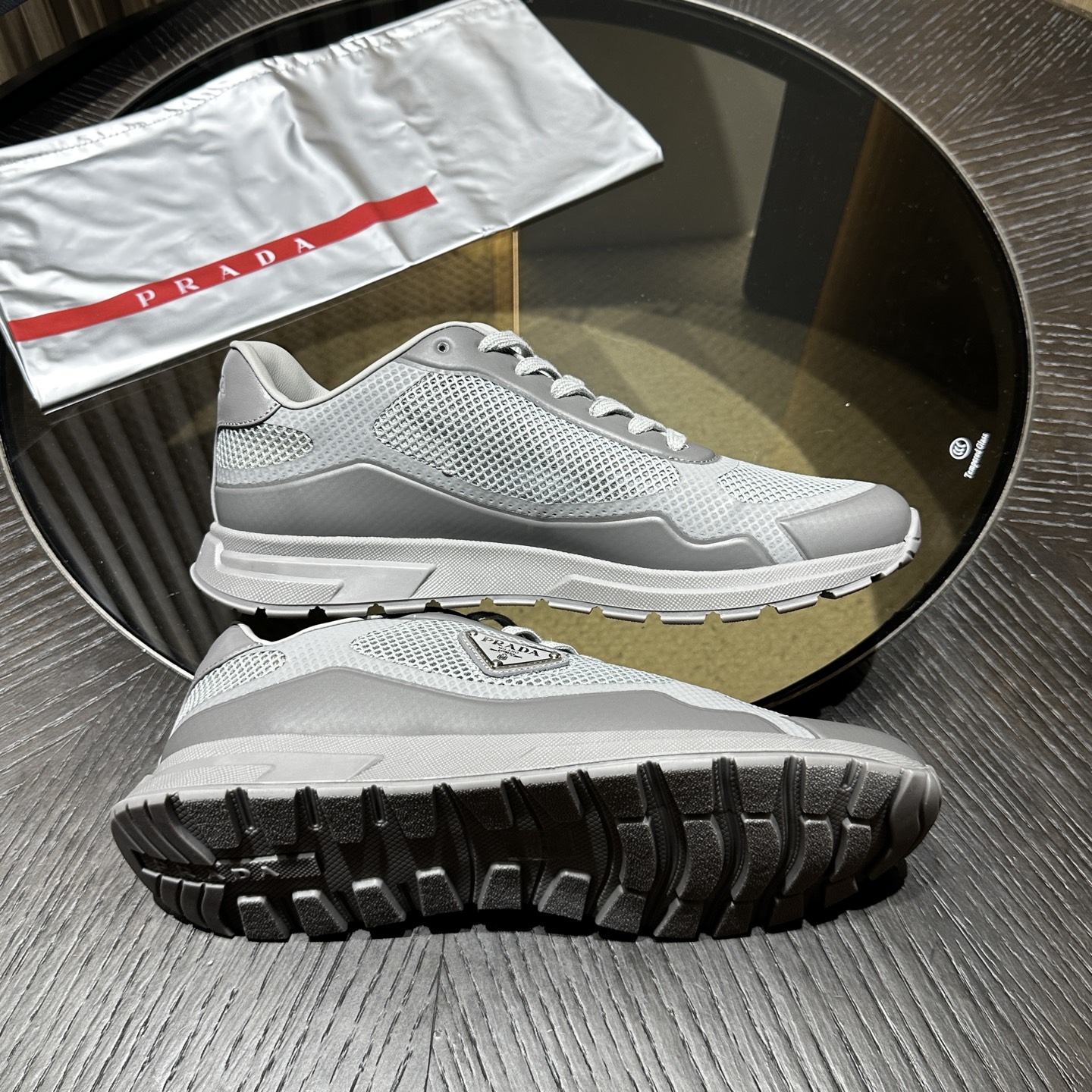 Prada Leather Sneakers