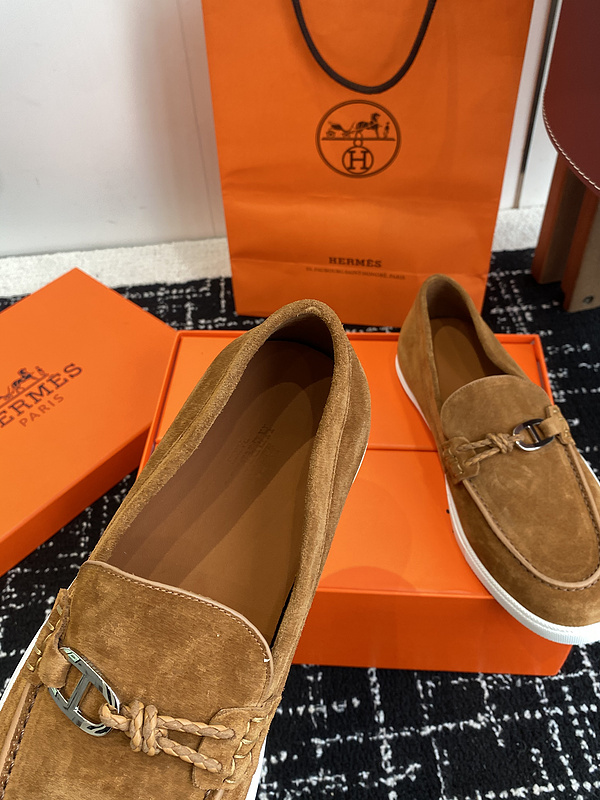 Hermes Moccasin Loafers