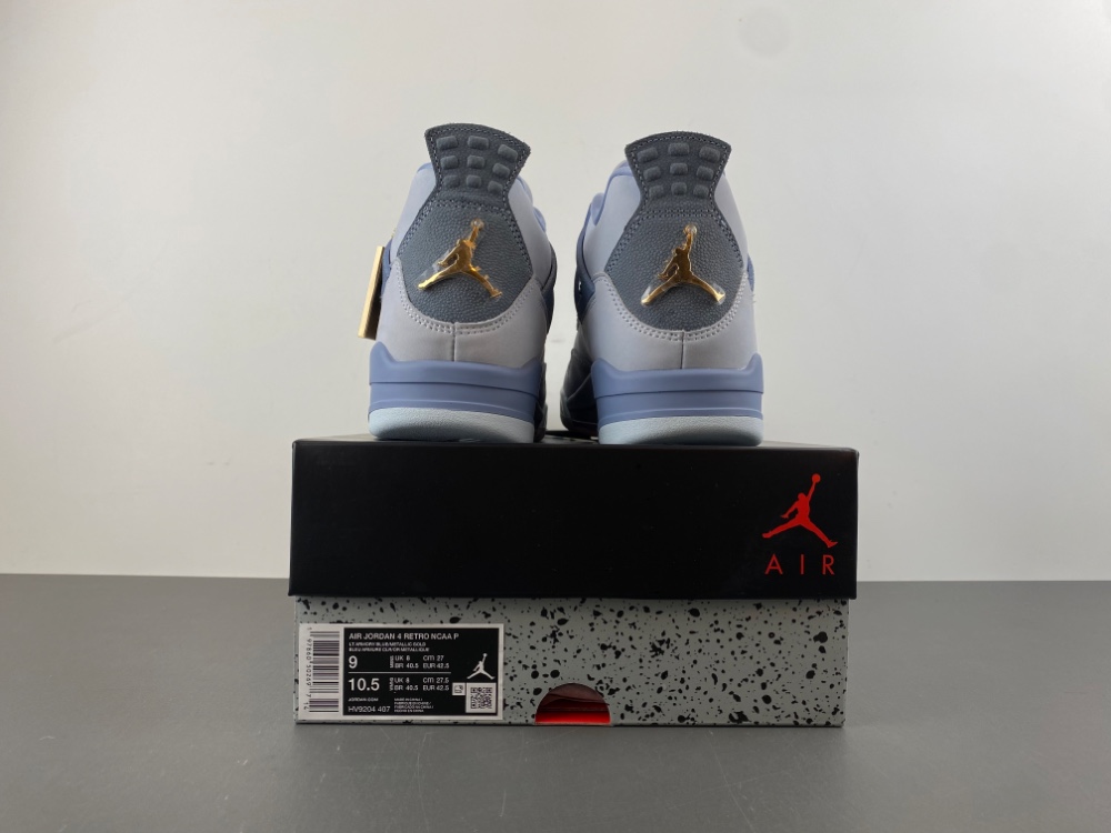 Jordan 4 UNC Tar Heels PE  HV9204-407