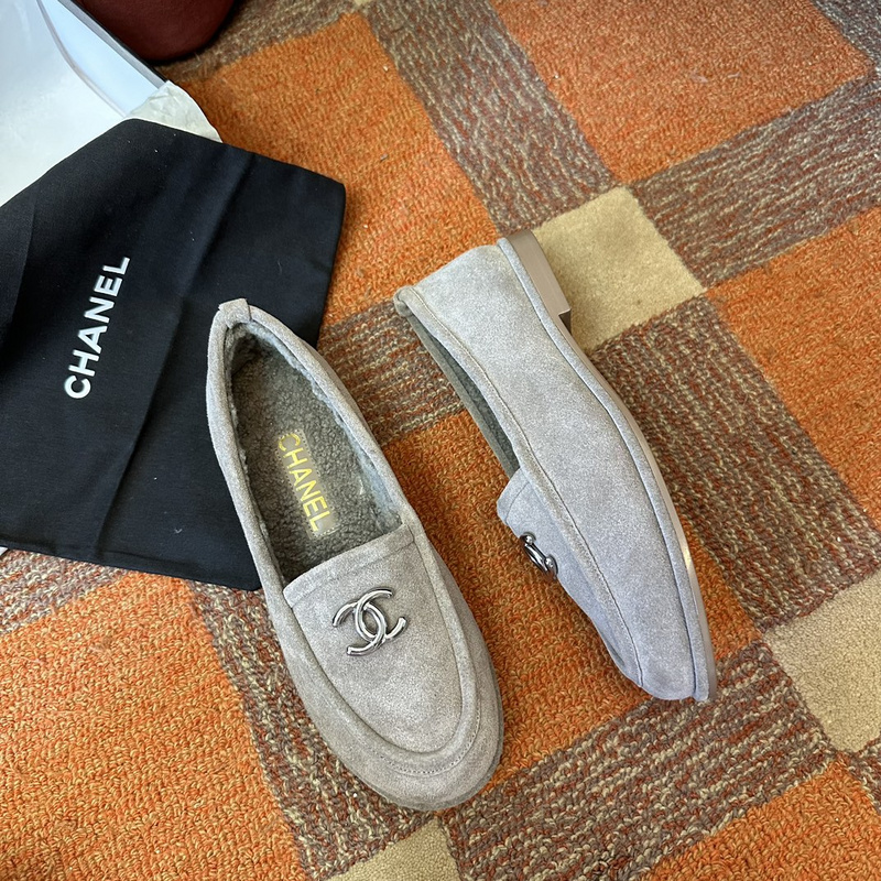 Chanel Suede loafers