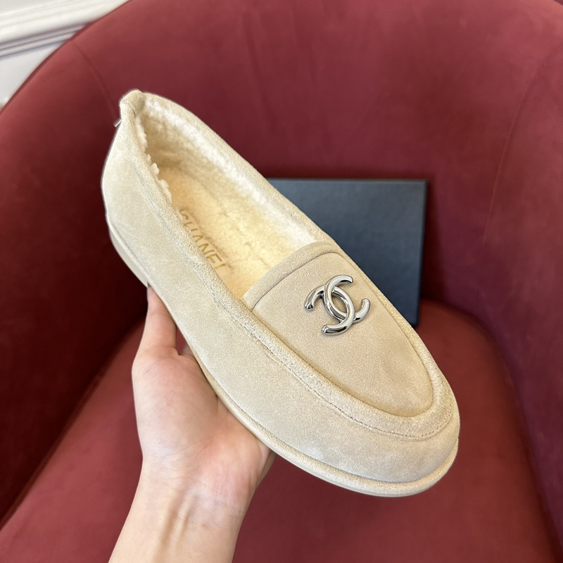 Chanel  Suede  loafers