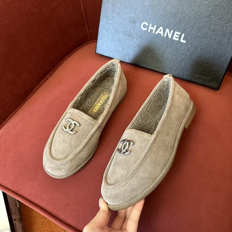 Chanel Suede loafers
