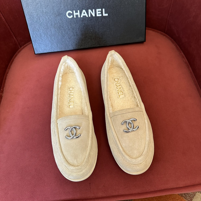 Chanel  Suede  loafers