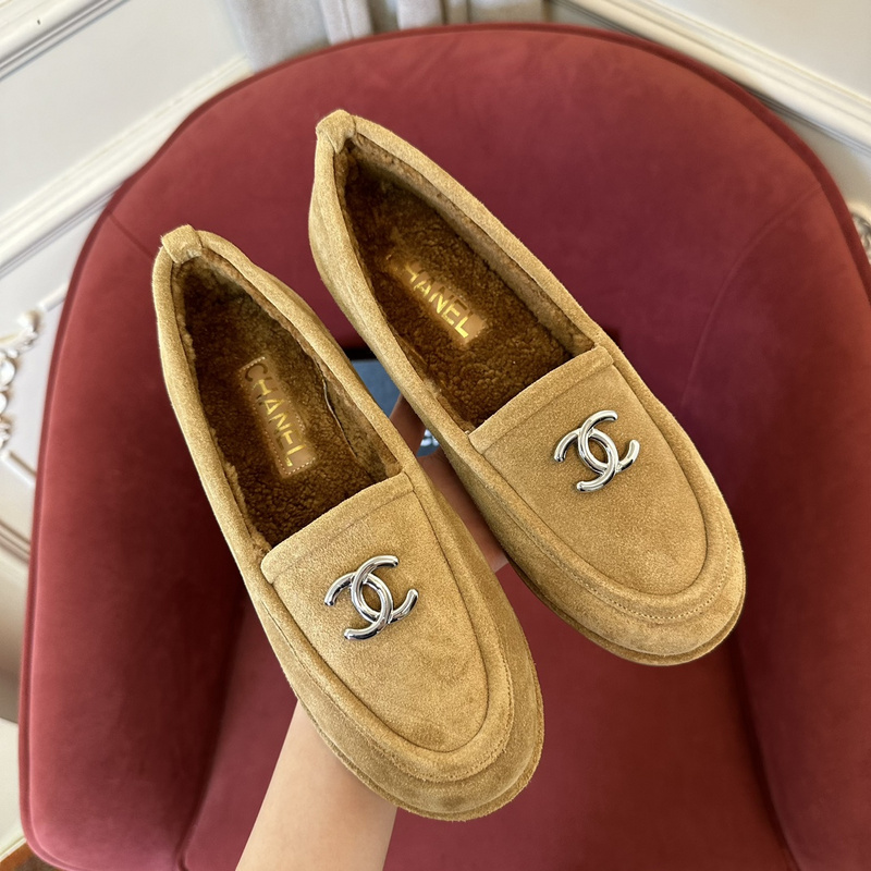 Chanel  Suede  loafers