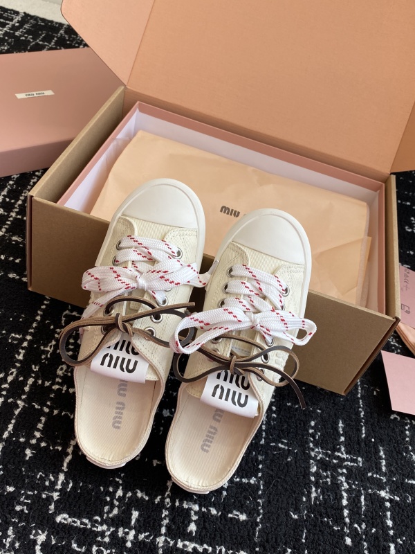 Washed Denim Sneakers