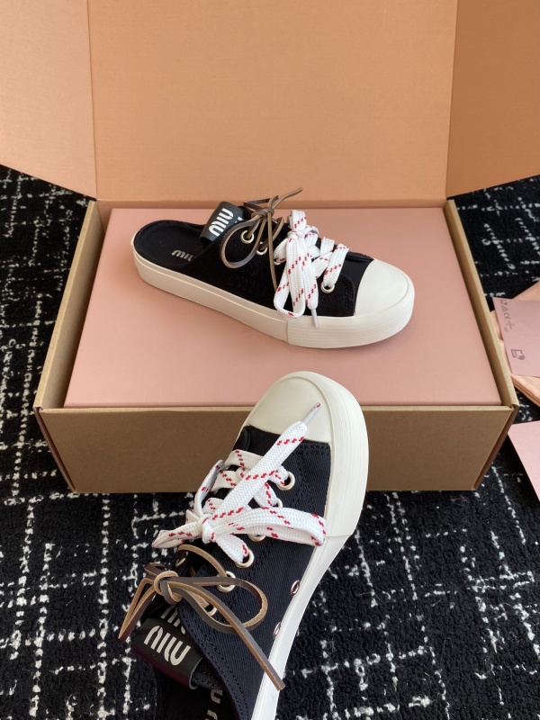 Black Washed Denim Sneakers