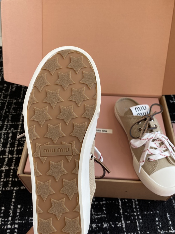 Washed Denim Sneakers