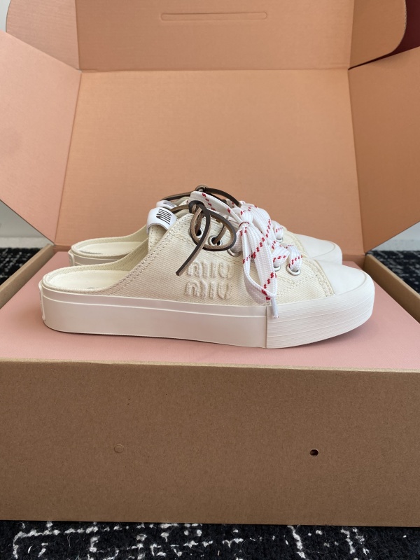 Washed Denim Sneakers