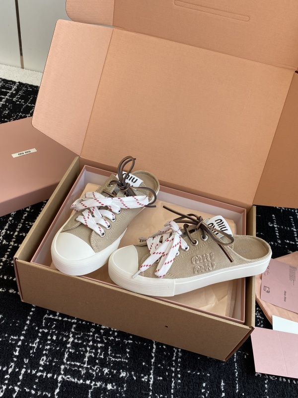 Washed Denim Sneakers