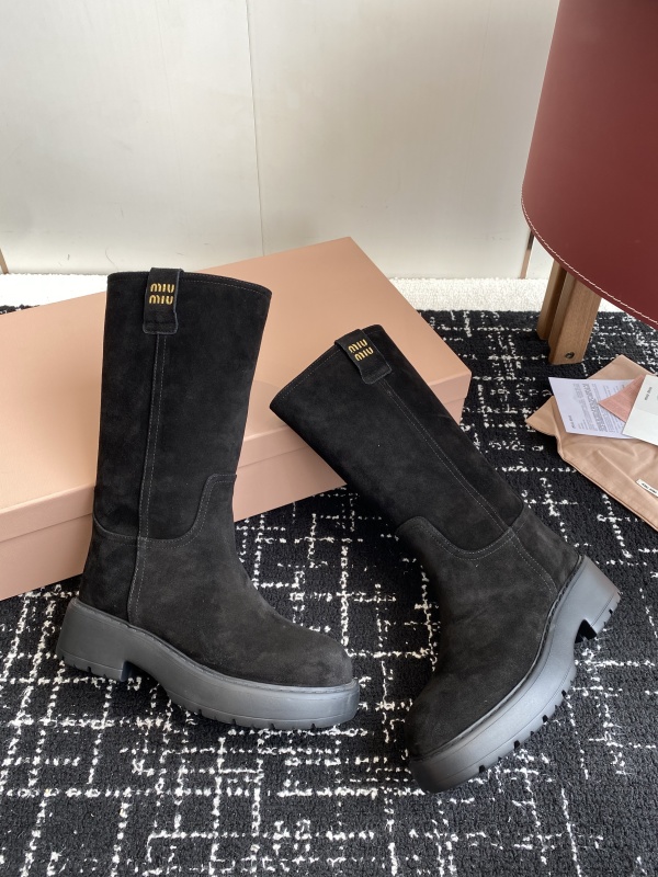 Black Stivaletti Scamosciato