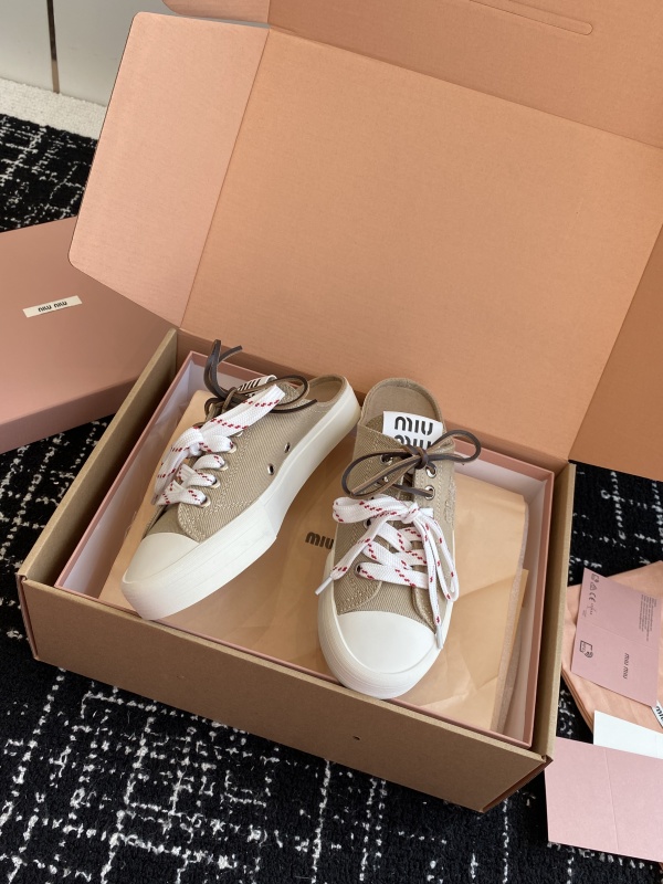 Washed Denim Sneakers