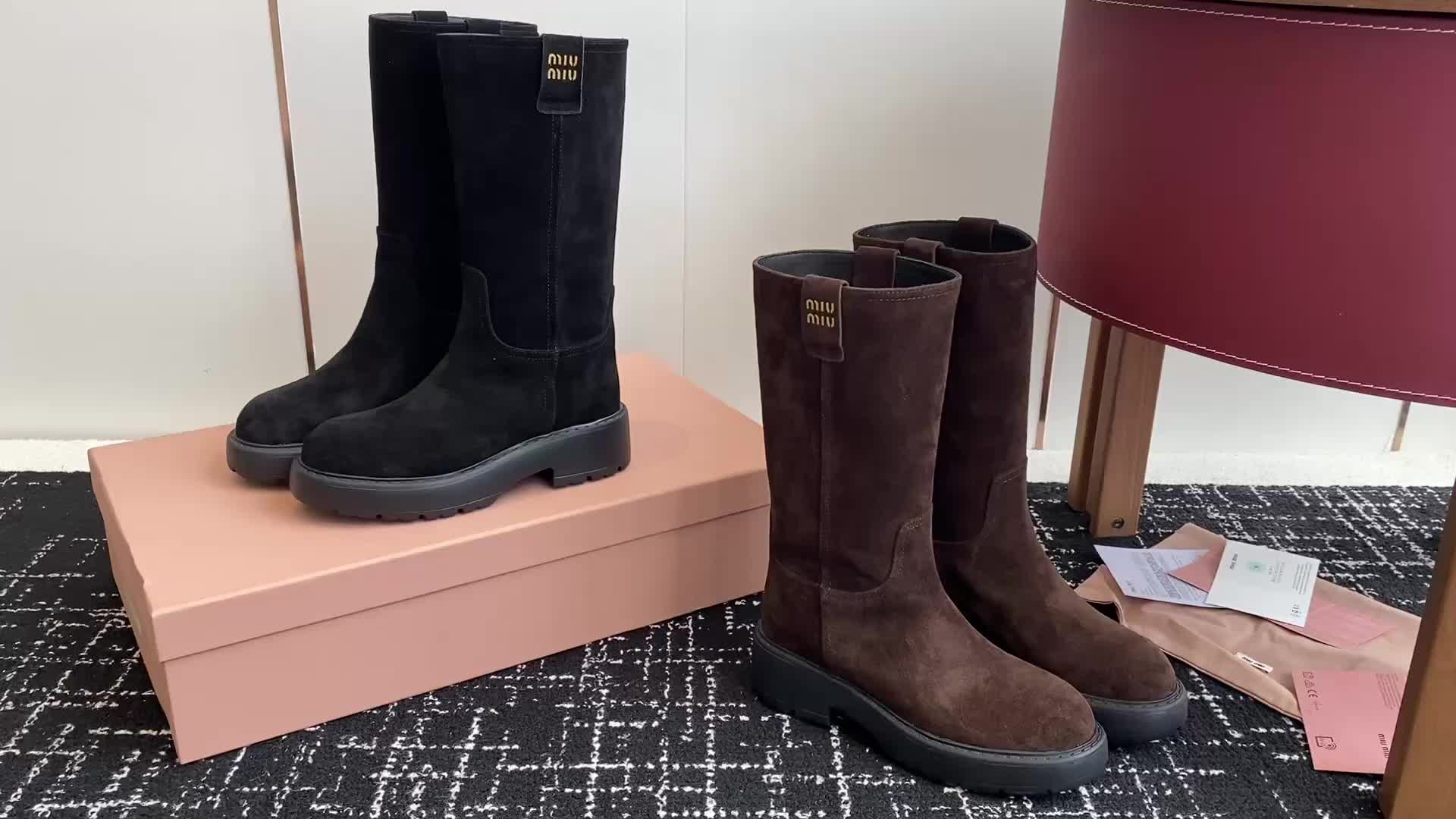 Black Stivaletti Scamosciato