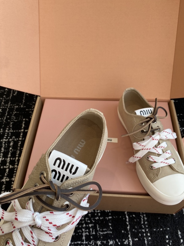 MiuMiu Canvas Shoes