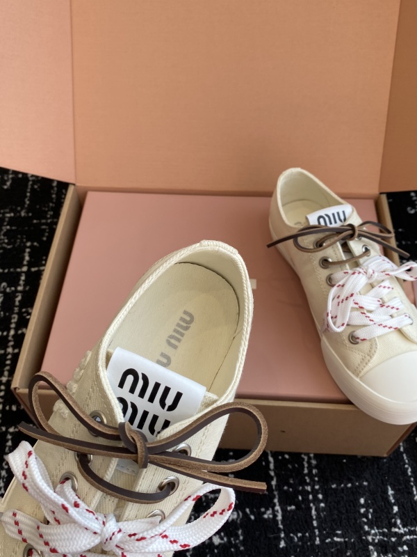MiuMiu Canvas Shoes