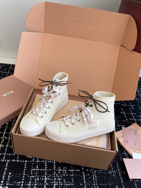MiuMiu Canvas Shoes