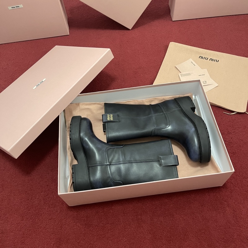 Miu Miu Leather Boots