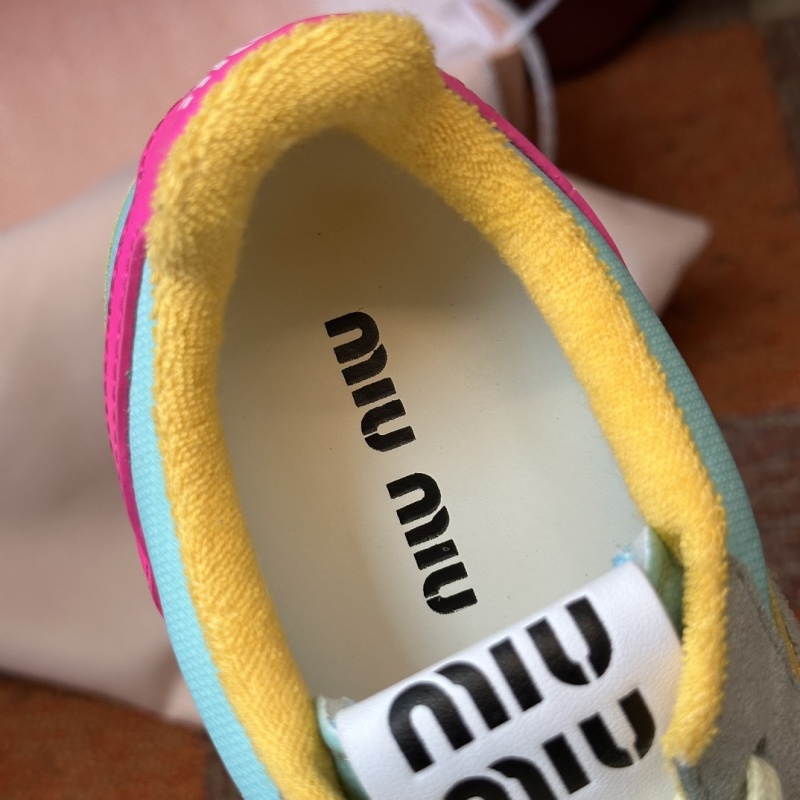 MIU MIU Gymnasium Technical Fabric Suede