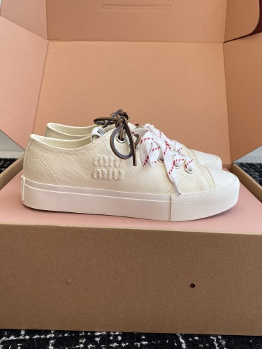MiuMiu Canvas Shoes