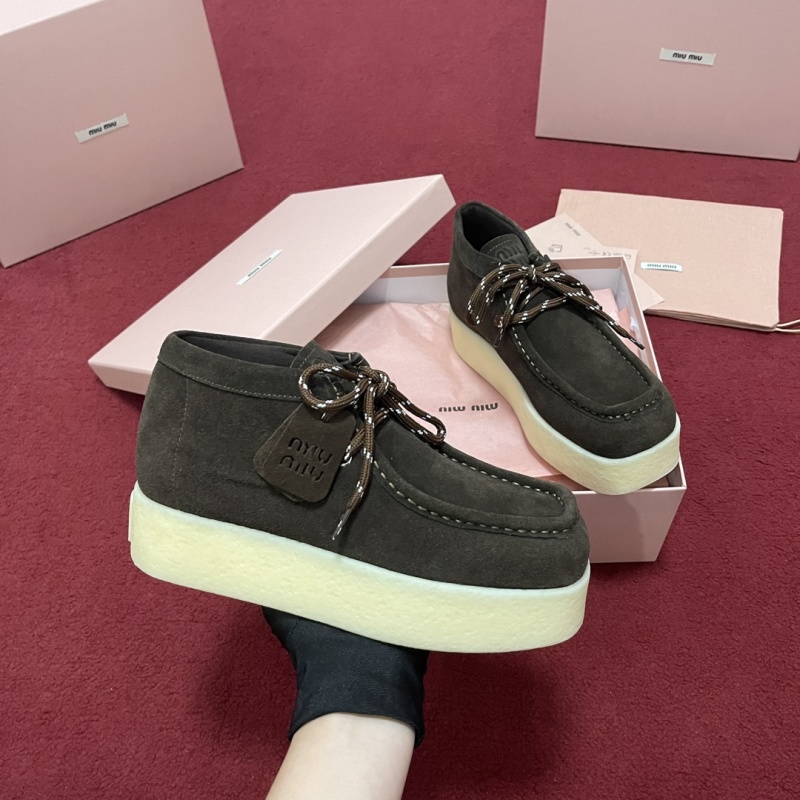 Miu Miu Suede Desert Boots
