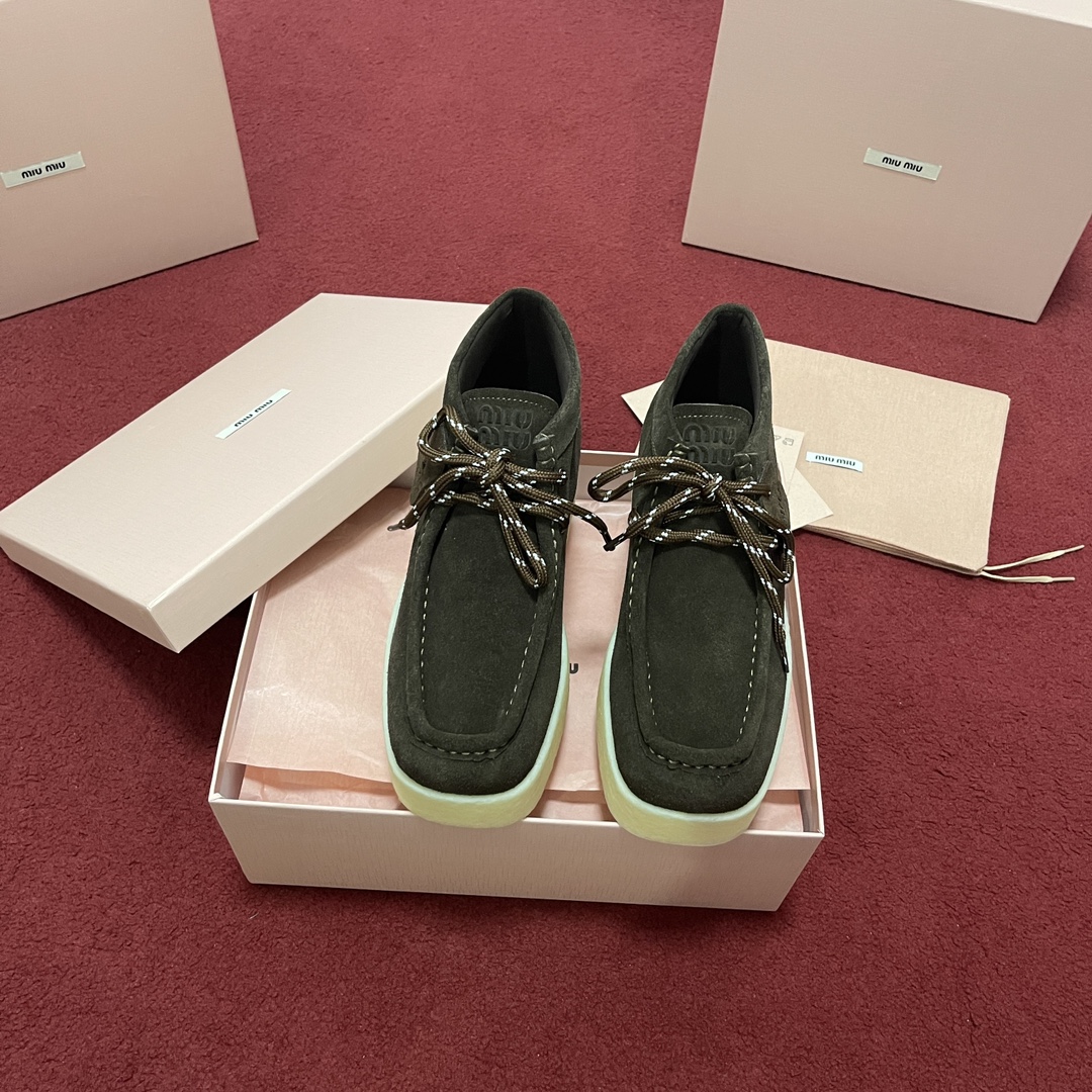 Miu Miu Suede Desert Boots