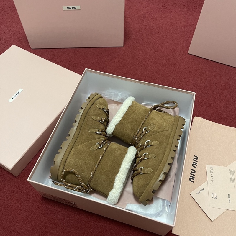 MIU MIU SUEDE ANKLE BOOTS