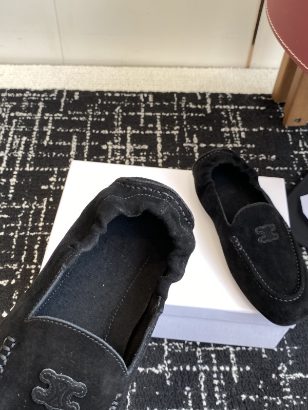 CELINE ADAM LOAFER IN SUEDE CALFSKIN