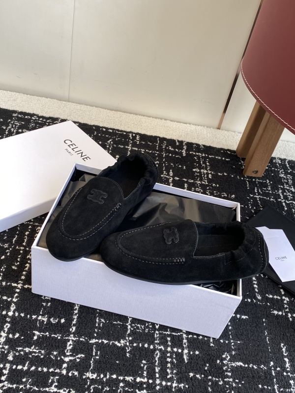CELINE ADAM LOAFER IN SUEDE CALFSKIN