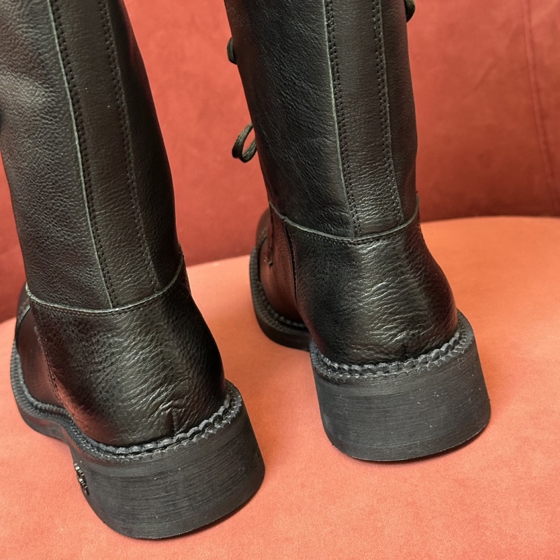 Woman Boots Knee Elegant Low Heel