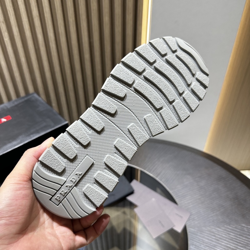 Prada suede and Re-Nylon sneakers