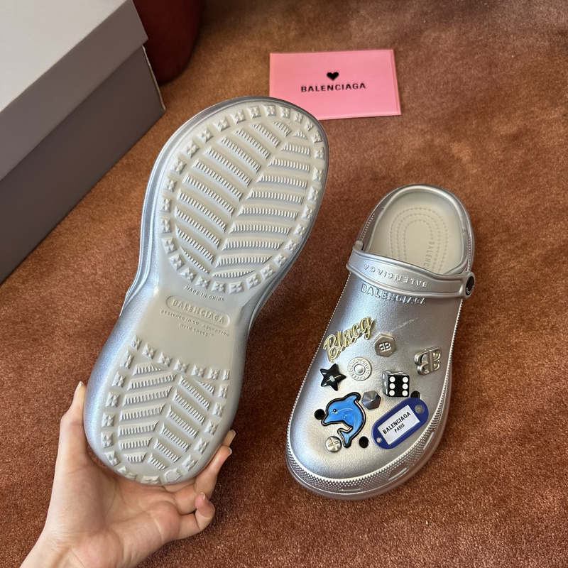 Balenciaga x Crocs Mule Black Multicolor Jibbitz