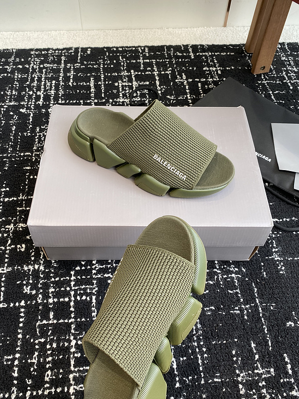 Balenciaga Speed 2.0 Recycled Knit Slide Sandals