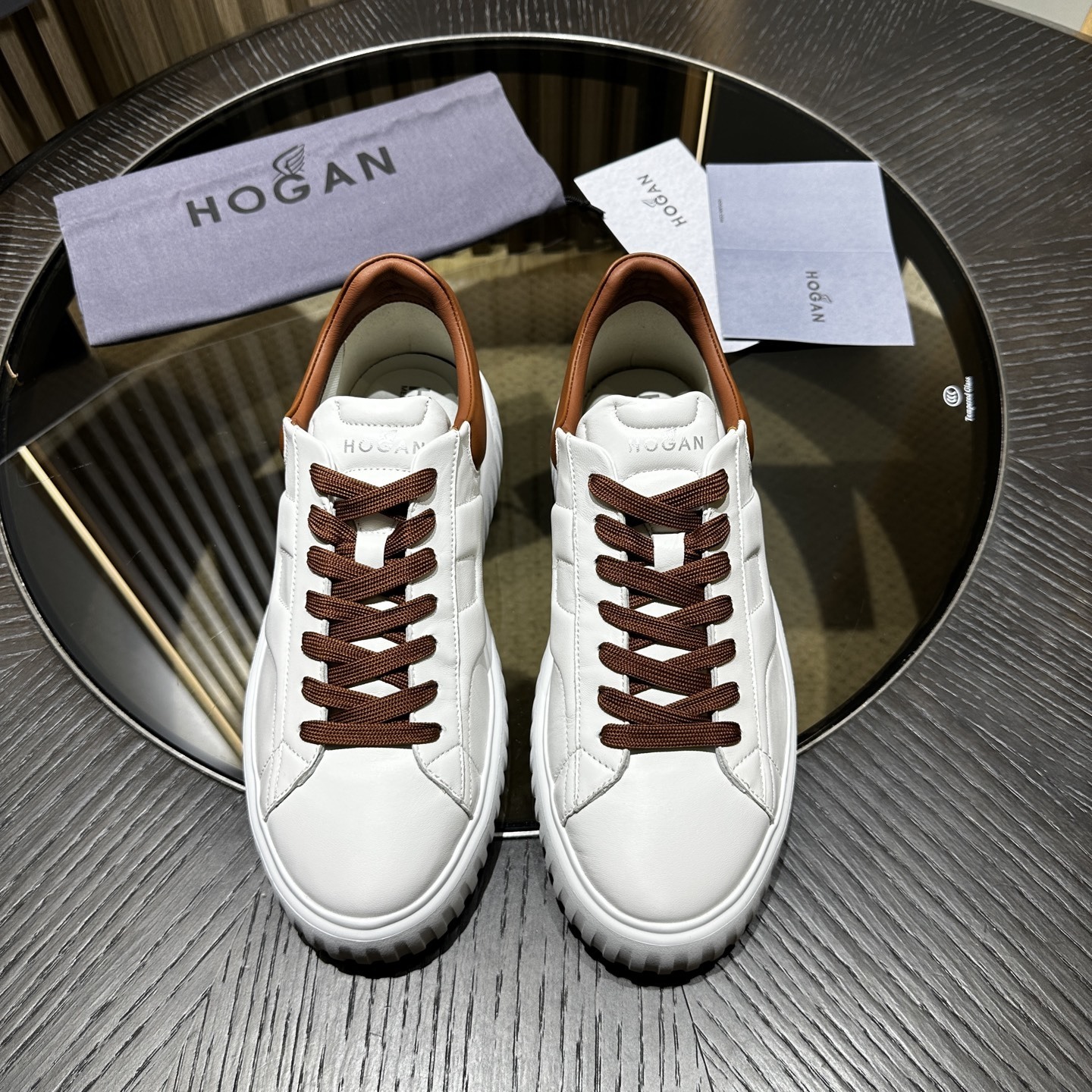 Hogan H-Stripes Platform Sneakers