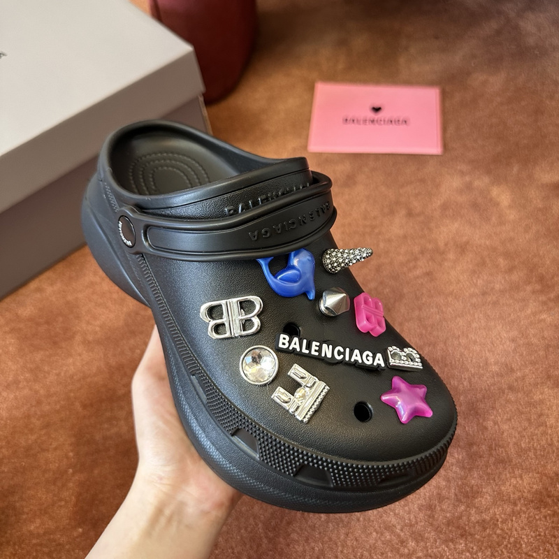 Balenciaga X Crocs Women'S Platform Clogs