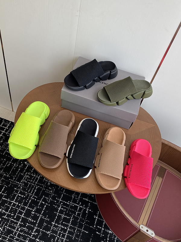 Balenciaga Speed 2.0 Recycled Knit Slide Sandals