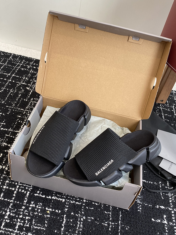 Balenciaga Speed 2.0 Recycled Knit Slide Sandals