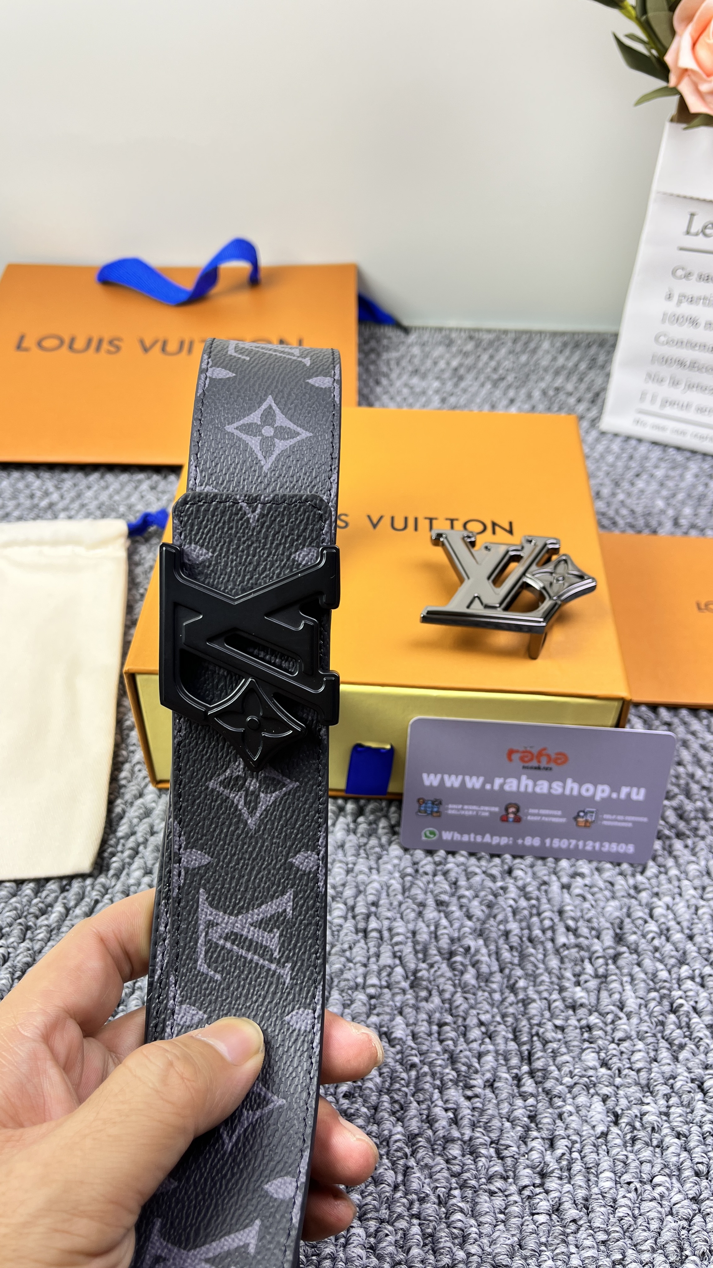 LV Flower 40mm Reversible Belt