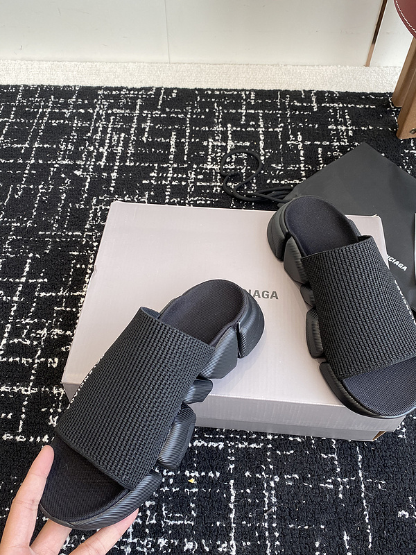 Balenciaga Speed 2.0 Recycled Knit Slide Sandals